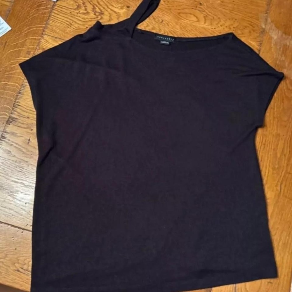 Black Sanctuary Part Time Lover Lightweight Sweater w Cold Shoulder XXL EUC